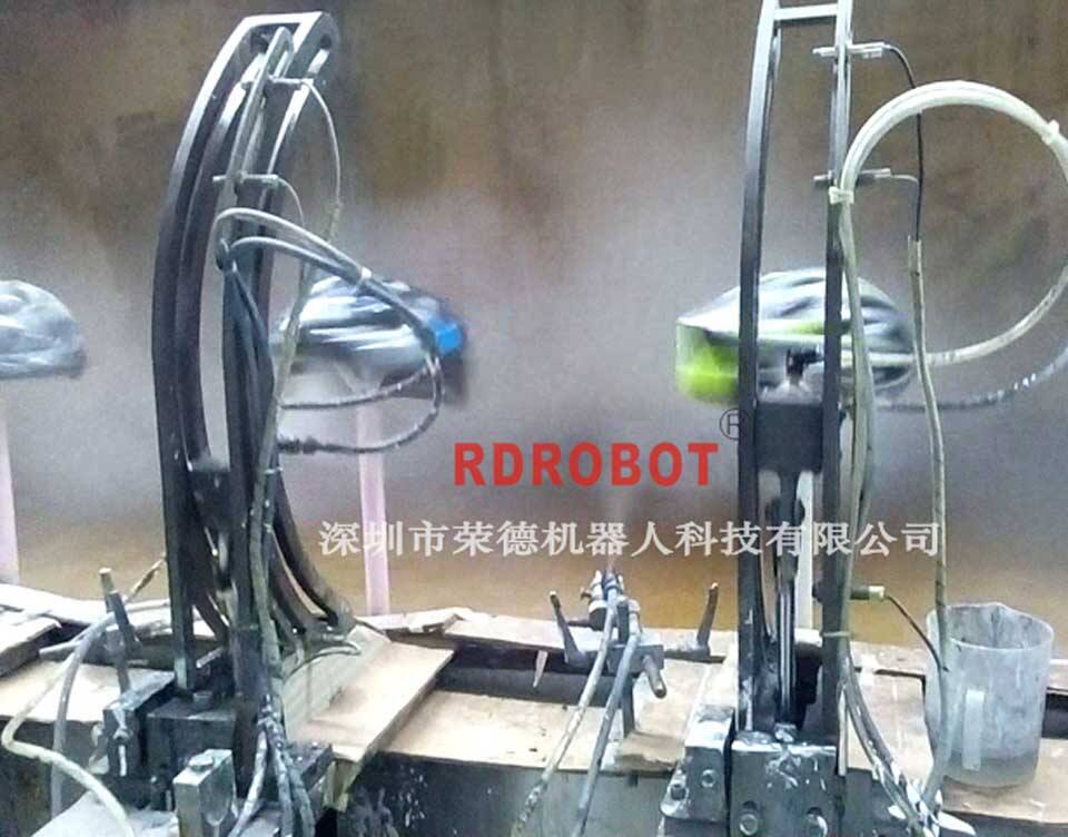 安全帽、頭盔自動噴涂設備